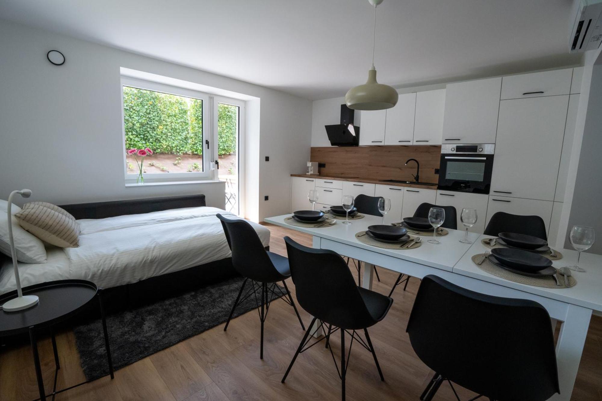 Residence Black&White Laibach Zimmer foto